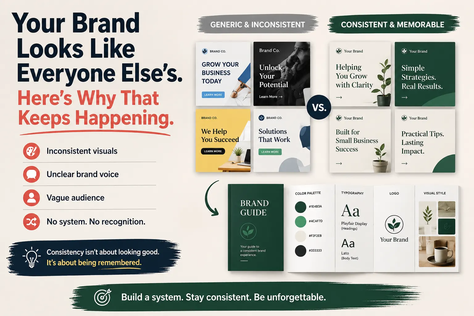 Why Your Brand Looks Generic (And What’s Actually Missing)