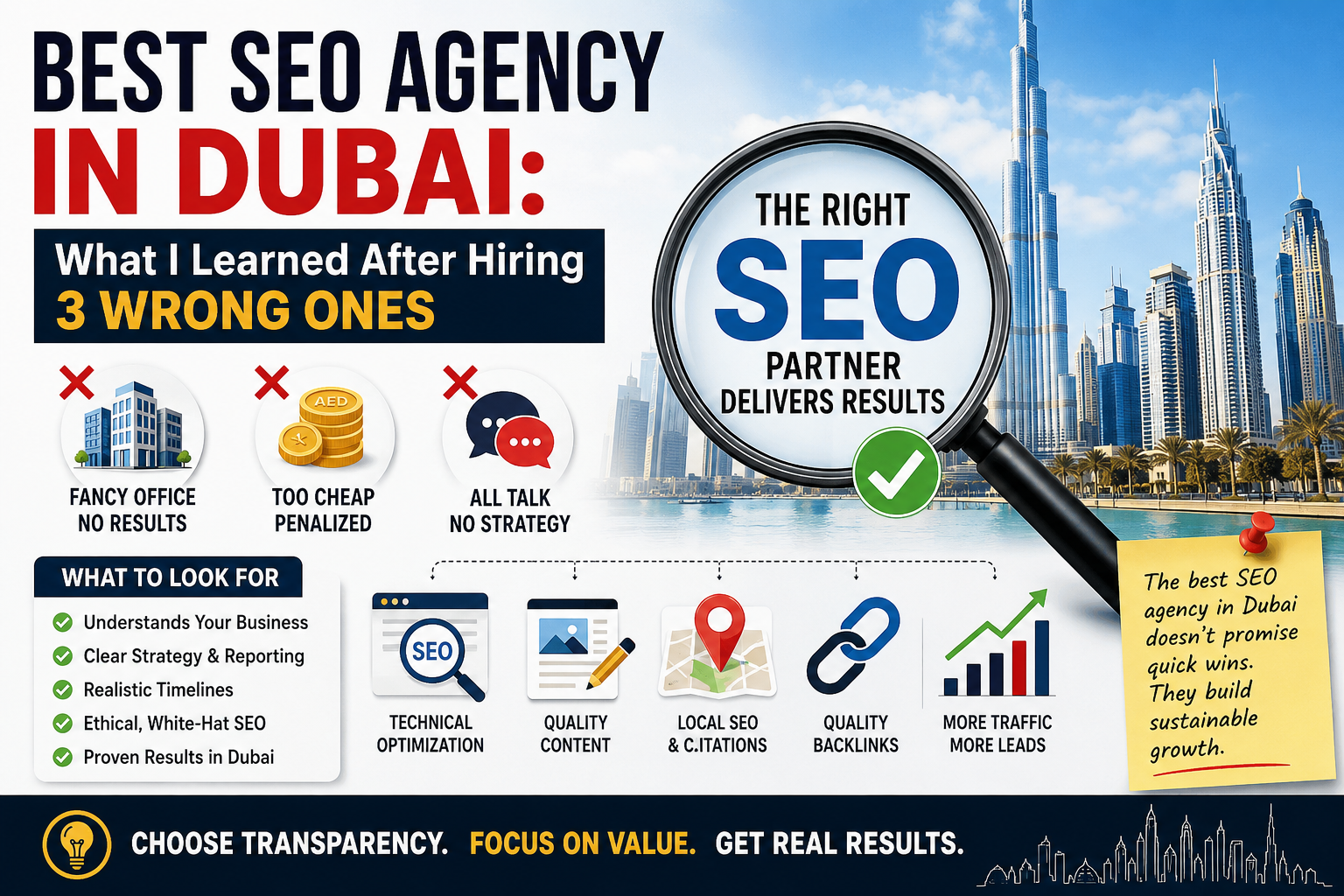 Best SEO Agency in Dubai: What I Learned From 3 Wrong Ones