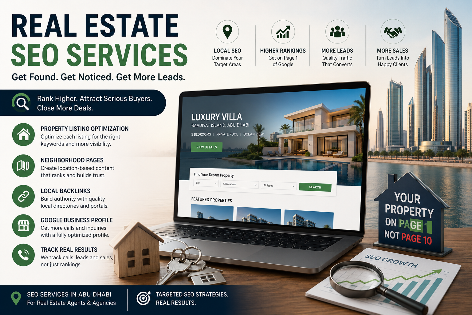 Real Estate SEO Services: How I Got My Properties to Page One