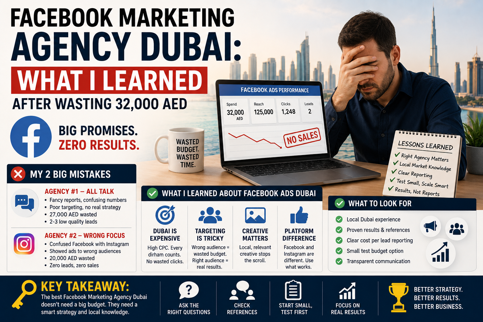 Facebook Marketing Agency Dubai: My 32k AED Lesson