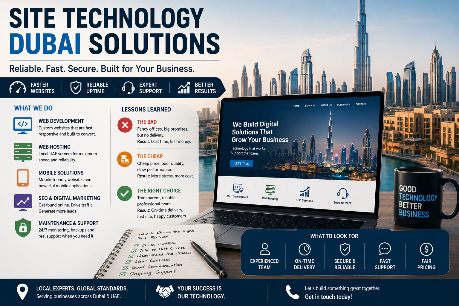 Site Technology Dubai: Lessons From 3 Tech Companies