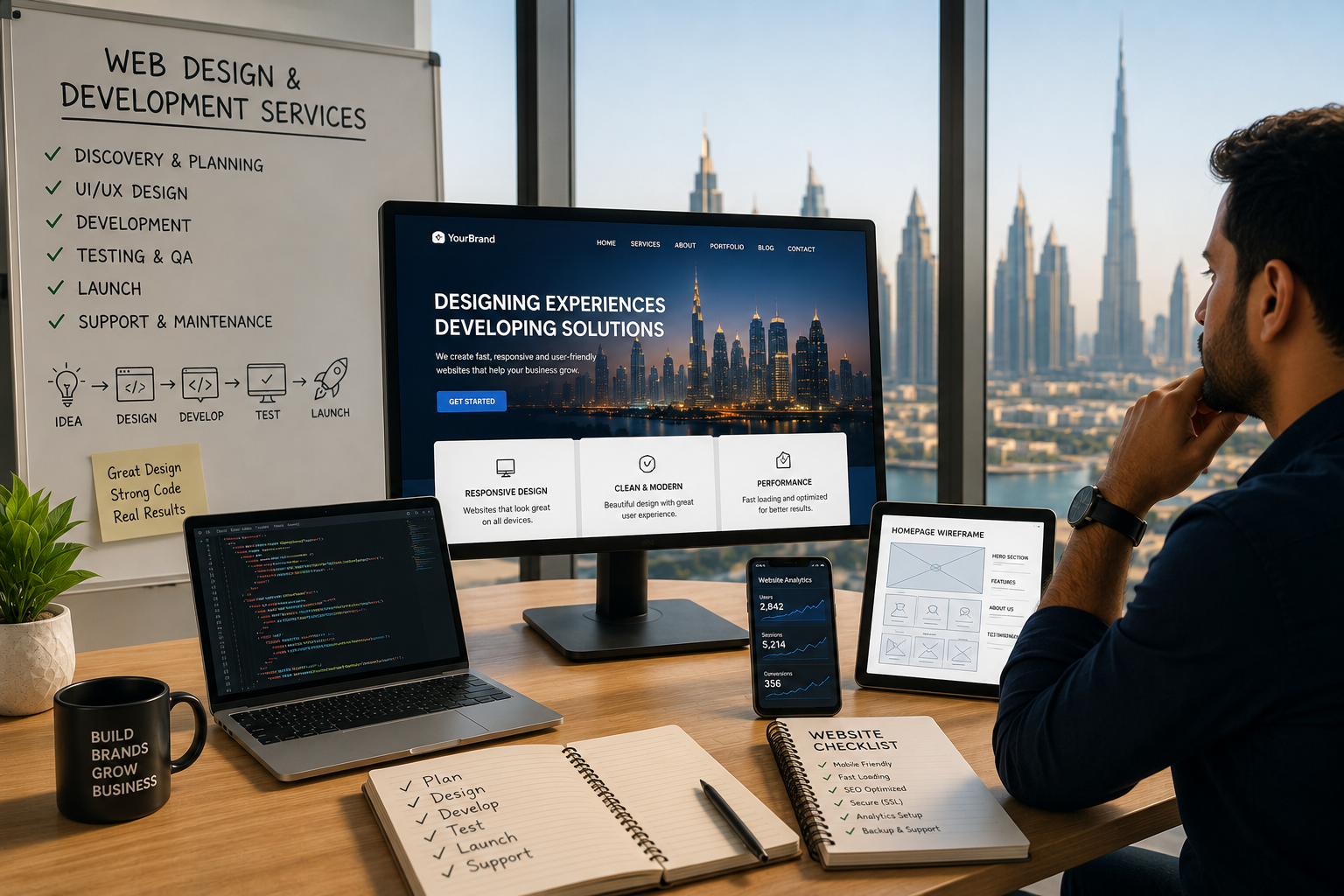 Web Design and Development Services: What I Learned