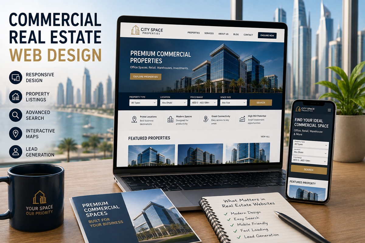 Commercial Real Estate Web Design for Lead Generation